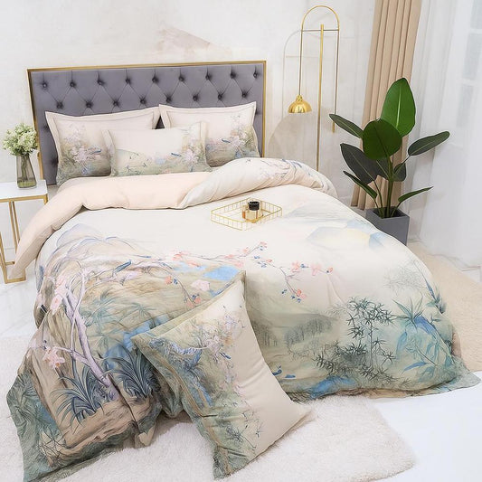 Luxurious Egyptian Cotton Bedding Set - 600 Thread Count Duvet Covers & Pillowcases